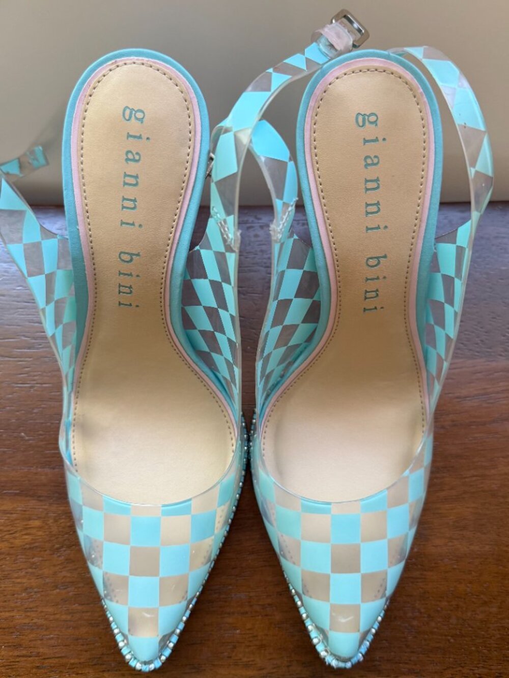 Gianni Bini Women's Blue Renatay Pumps - Picture 3 of 6